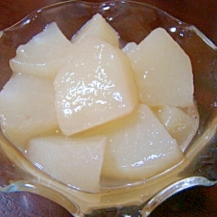 レンジで簡単 洋梨コンポート レシピ 作り方 By Sundisk 楽天レシピ